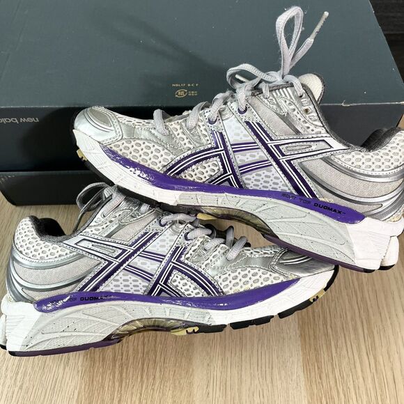 ASICS Gel-Kayano 16 Running Shoes Metallic Purple White T050Q Women’s Size 7.5 - Picture 6 of 12